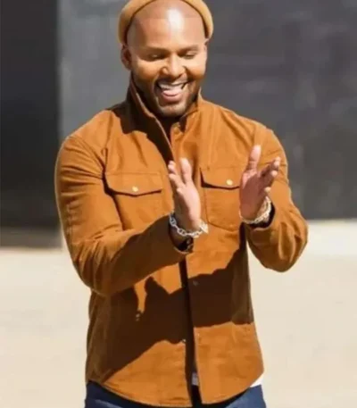 Michel Smith Boyd Rock the Block S06 Brown Jacket