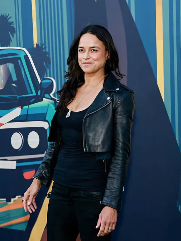 Michelle Rodriguez Fast and Furious 25th Anniversary Cropped Jacket