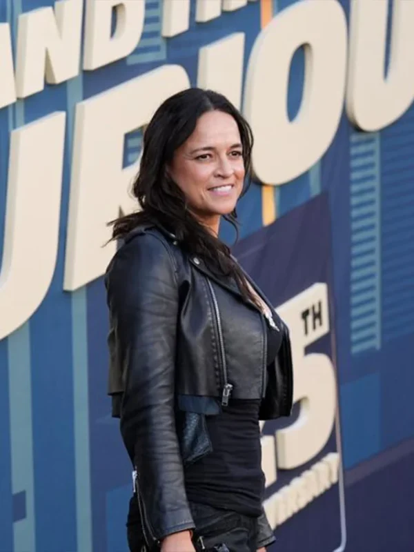 Michelle Rodriguez Fast and Furious 25th Anniversary Cropped Jacket