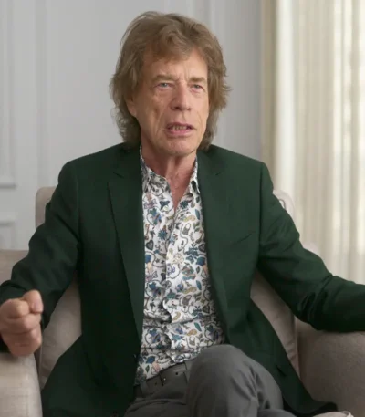 Mick Jagger Mr. Scorsese Green Blazer