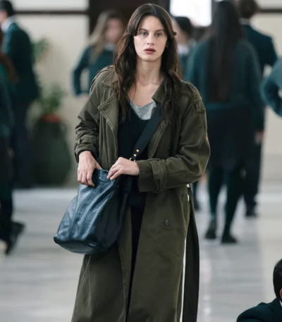 Milena Smit The Snow Girl S02 Green Coat