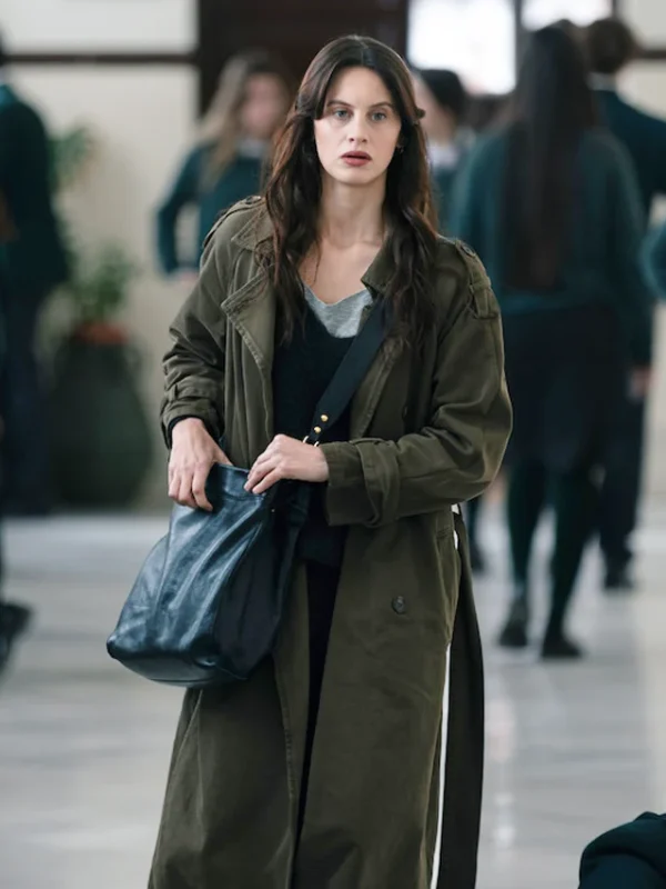 Milena Smit The Snow Girl S02 Green Coat