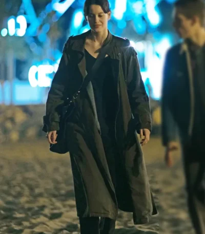 Milena Smit The Snow Girl S02 Green Coat