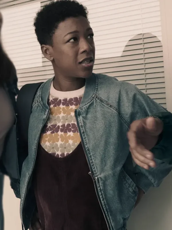 Moira Strand The Handmaid’s Tale S06 Bomber Denim Jacket