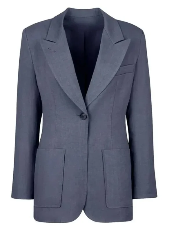 Molly Parker Doc S02 Grey Blazer