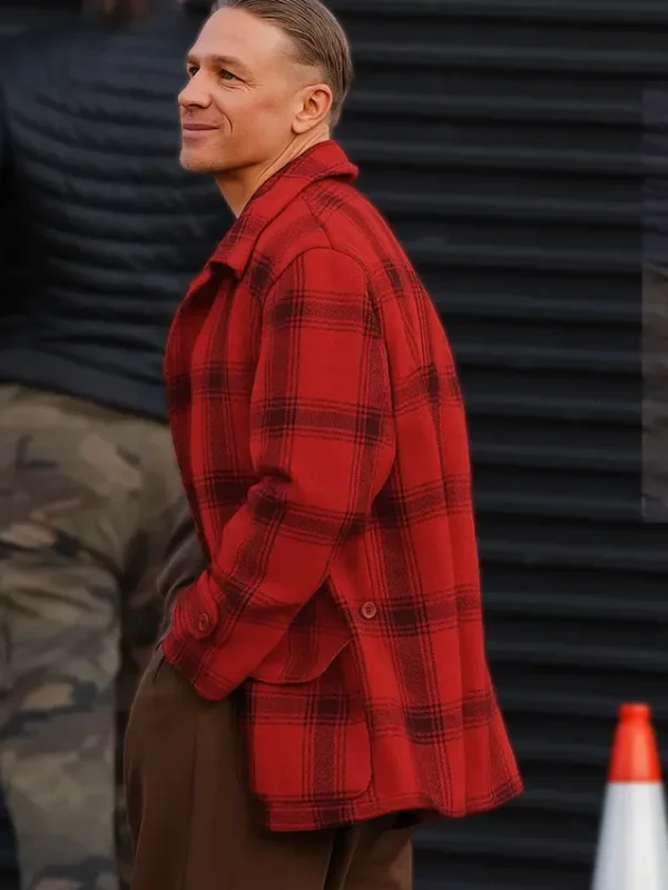 Monster Charlie Hunnam Red Jacket