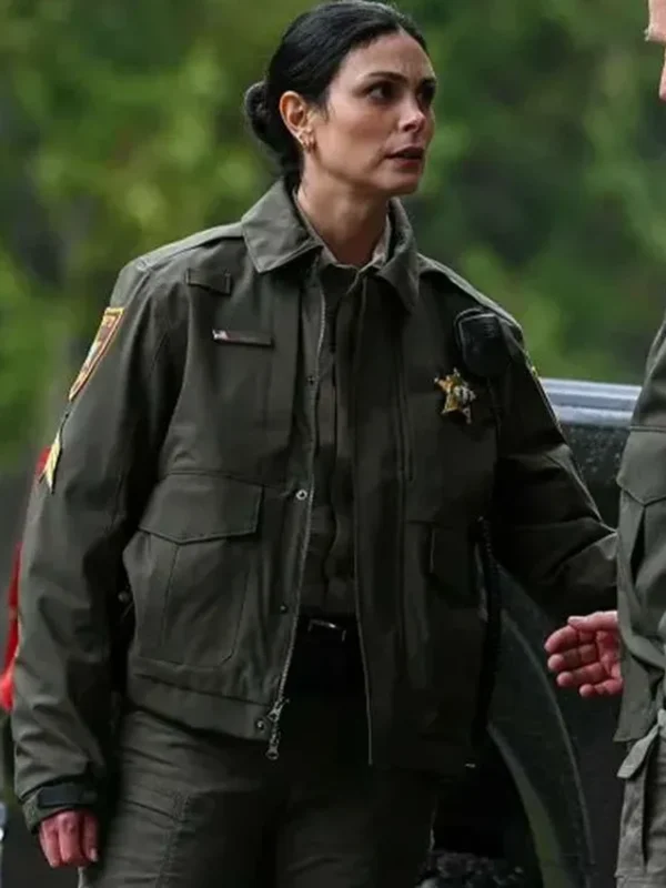 Morena Baccarin Fire Country S03 Green Cotton Jacket