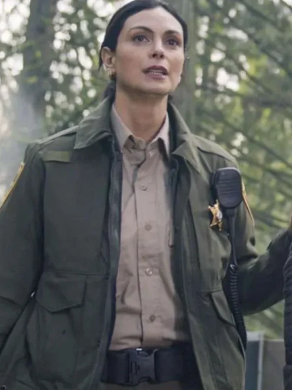 Morena Baccarin Fire Country S03 Green Cotton Jacket