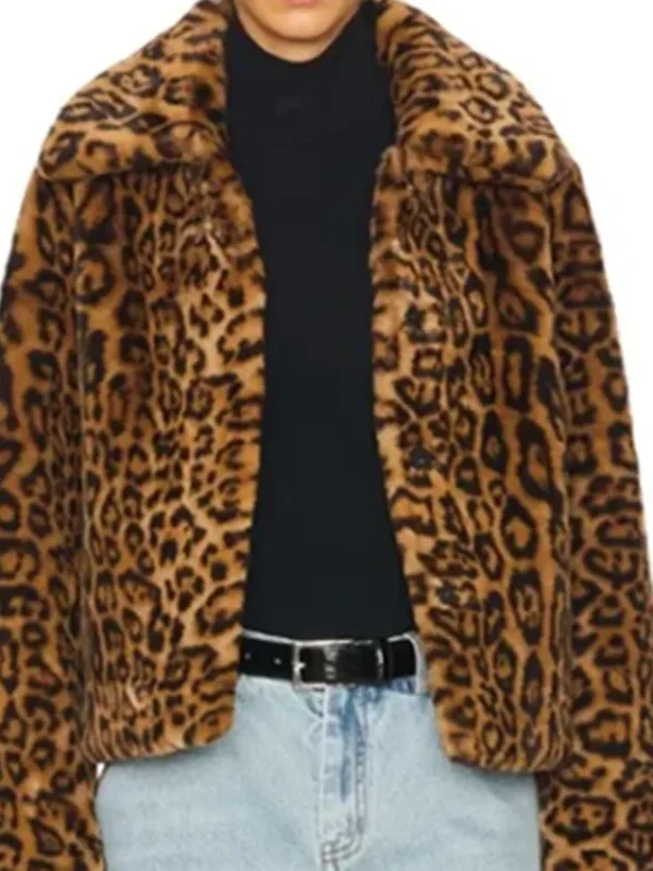 Morgan Gillory High Potential S02 Leopard Print Jacket