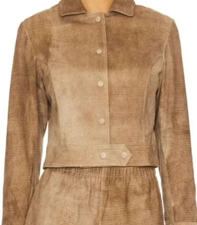 Morgan Nobody Wants This S02 Suede Jacket