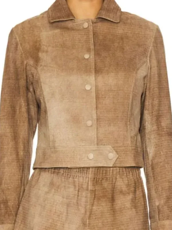 Morgan Nobody Wants This S02 Suede Jacket