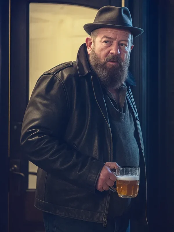 Morgan Philpott Murder Before Evensong S01 Leather Jacket