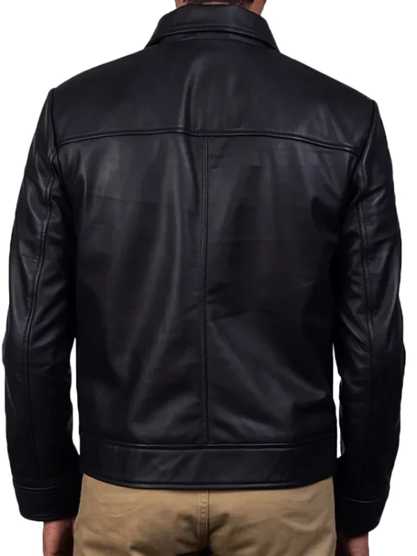 Morgan Philpott Murder Before Evensong S01 Leather Jacket