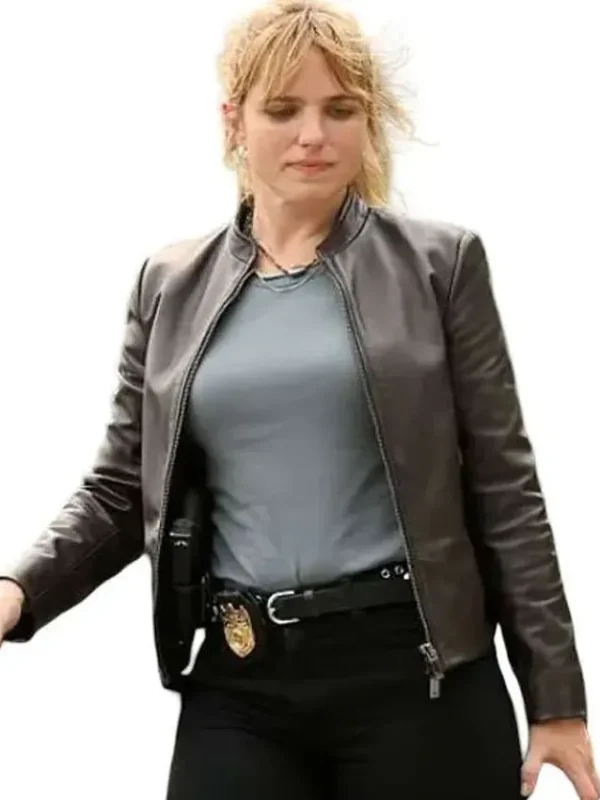 NCIS New York Addy Ross Leather Jacket