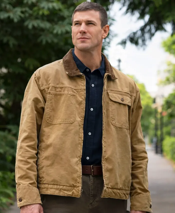 NCIS Origins S02 Leroy Jethro Gibbs Brown Jacket NCIS Origins S02 Leroy Jethro Gibbs Brown Jacket