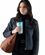 NCIS S23 Jessica Knight Grey Wool Jacket