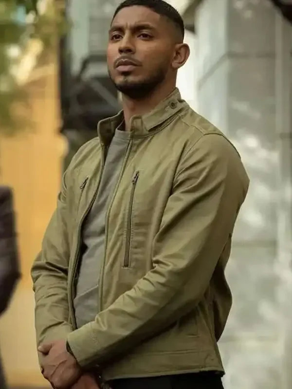 NCIS Sydney DeShawn Jackson Green Jacket