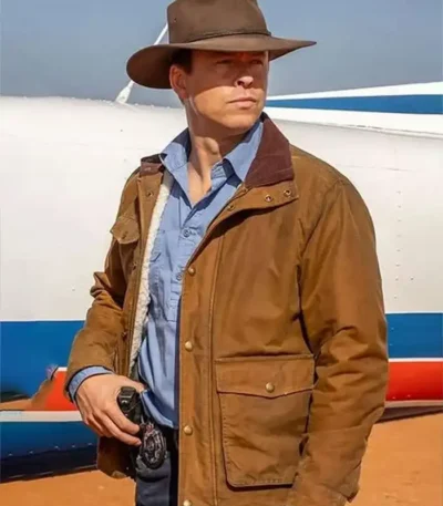 NCIS Sydney S03 Jim Dempsey Brown Cotton Jacket