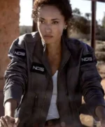 NCIS Sydney S03 Michelle Mackey Grey Bomber Jacket