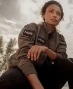 NCIS Sydney S03 Michelle Mackey Grey Bomber Jacket