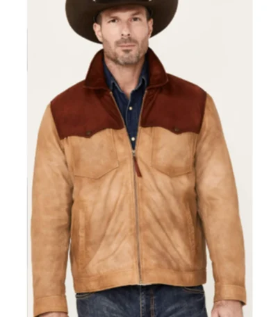 Nathan Pryce Heartland S19 Suede Colorblock Jacket