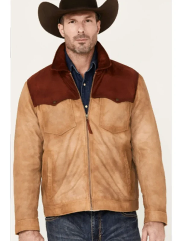Nathan Pryce Heartland S19 Suede Colorblock Jacket