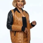 Nemesis Ebony Wilder Brown and Black Leather Jacket