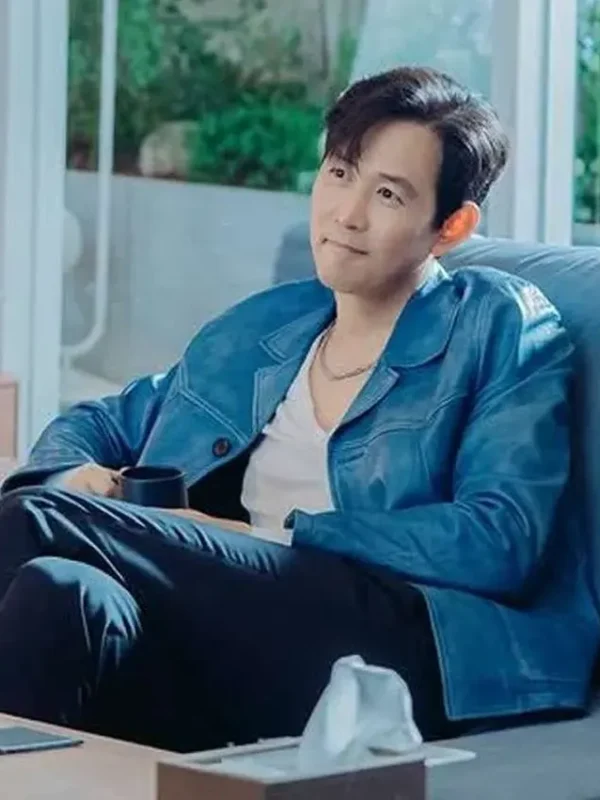 Nice to Not Meet You Lim Hyeon-joon Blue Leather Jacket