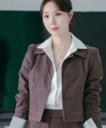 Nice to Not Meet You Yun Hwa-yeong Brown Jacket