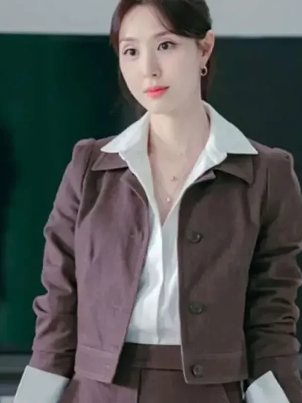 Nice to Not Meet You Yun Hwa-yeong Brown Jacket