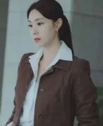 Nice to Not Meet You Yun Hwa-yeong Brown Jacket