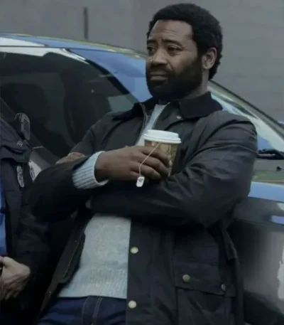 Nicholas Pinnock Long Bright River S01 Black Jacket