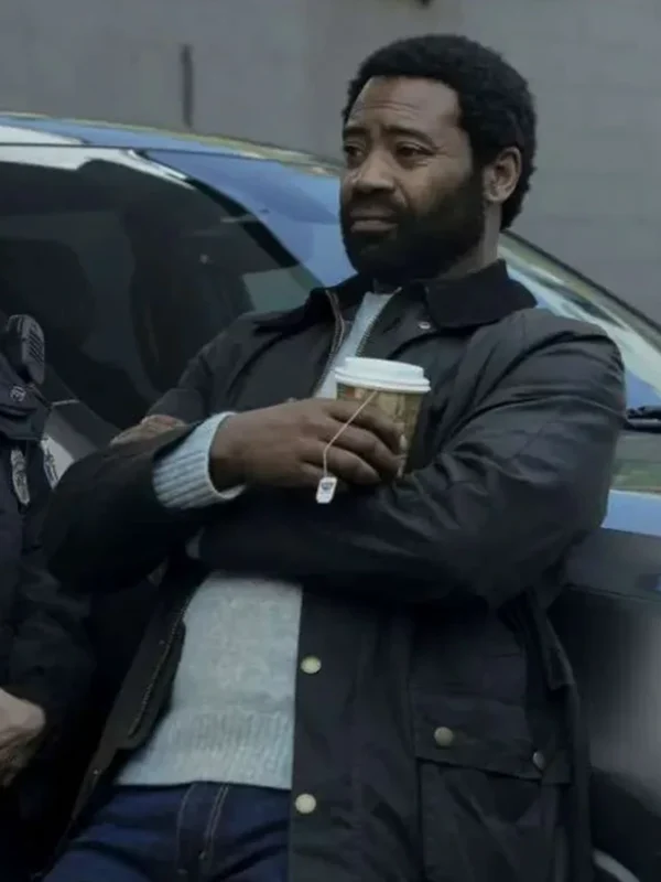 Nicholas Pinnock Long Bright River S01 Black Jacket