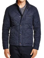 Nick Burkhardt Grimm S04 Blue Quilted Jacket
