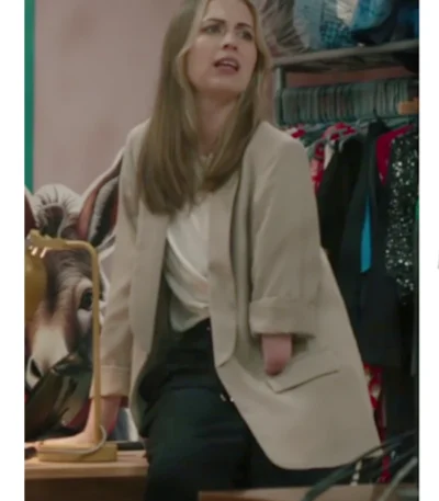 Nicole Pushers S01 Ruched Sleeves Blazer