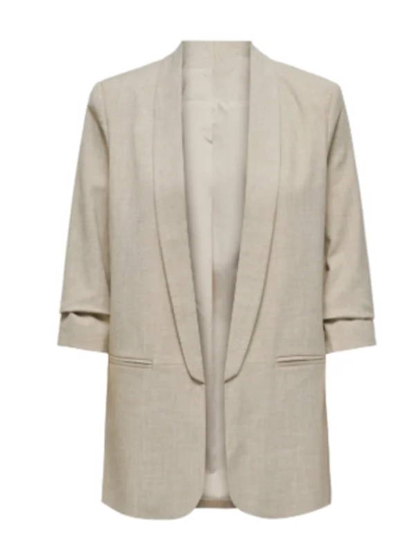 Nicole Pushers S01 Ruched Sleeves Blazer