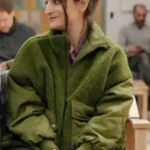 Nikki Boyer Dying For Sex Green Corduroy Jacket