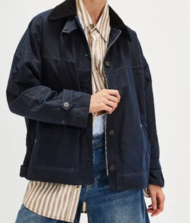 Nikki Boyer Dying for Sex S01 Black Cotton Jacket