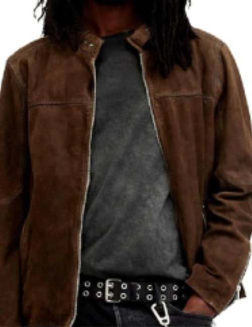 Niko Pepaj SWAT S08 Brown Suede Jacket
