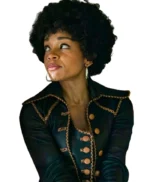 Nina Duster Black Cotton Jacket