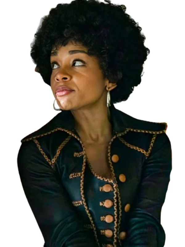 Nina Duster Black Cotton Jacket