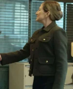 Nina Hobbs Mayor of Kingstown S04 Green Wool Jacket