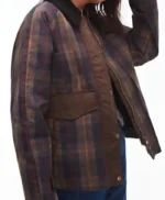 Nina Singh Art Detectives S01 Plaid Jacket