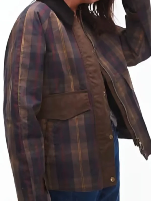Nina Singh Art Detectives S01 Plaid Jacket