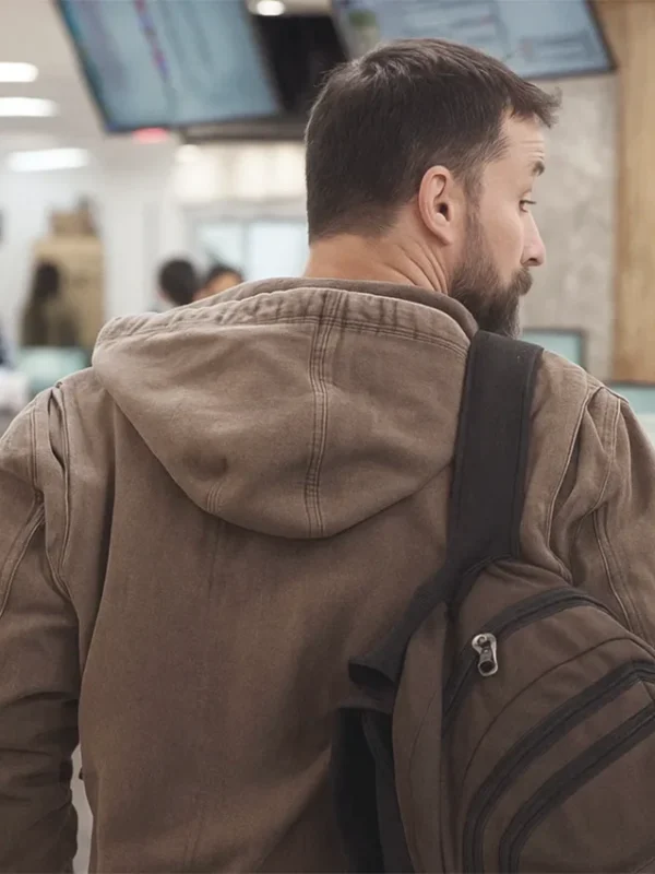 Noah Wyle The Pitt S02 Brown Denim Jacket