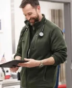Noah Wyle The Pitt S02 Green Jacket