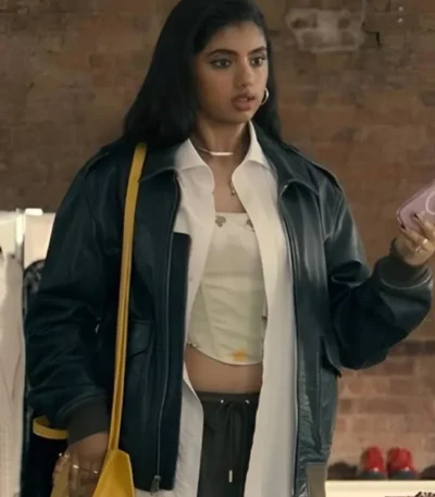 Not Suitable for Work Abby Black Leather Jacket