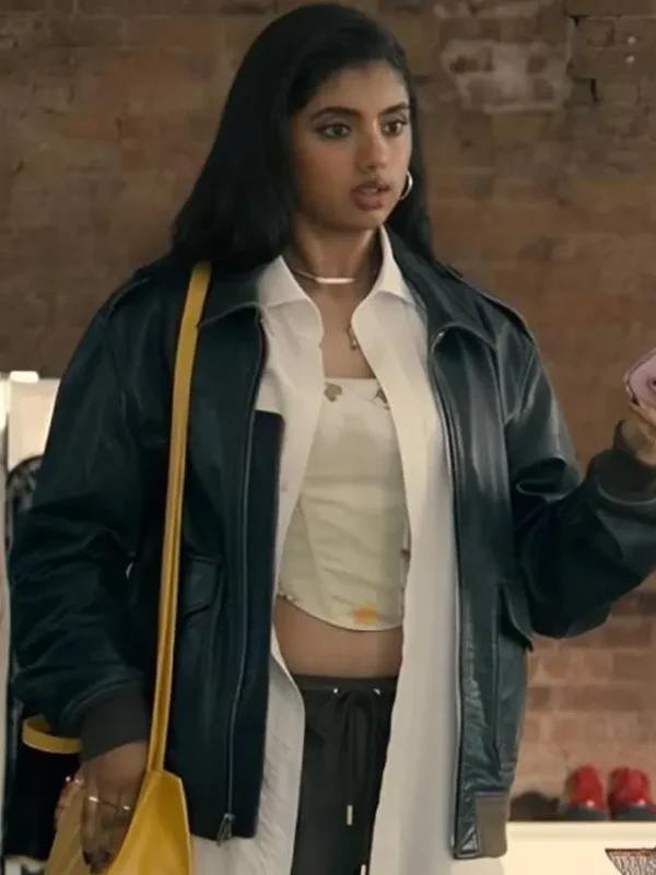 Not Suitable for Work Abby Black Leather Jacket