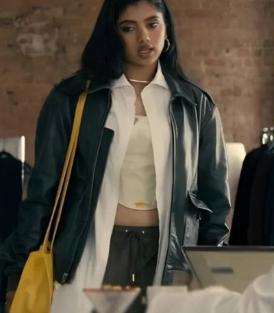 Not Suitable for Work Abby Black Leather Jacket