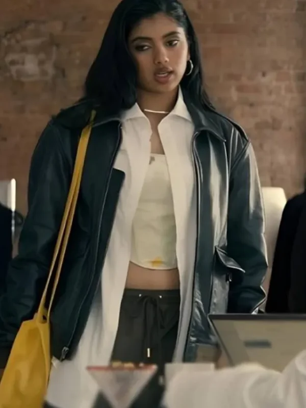 Not Suitable for Work Abby Black Leather Jacket